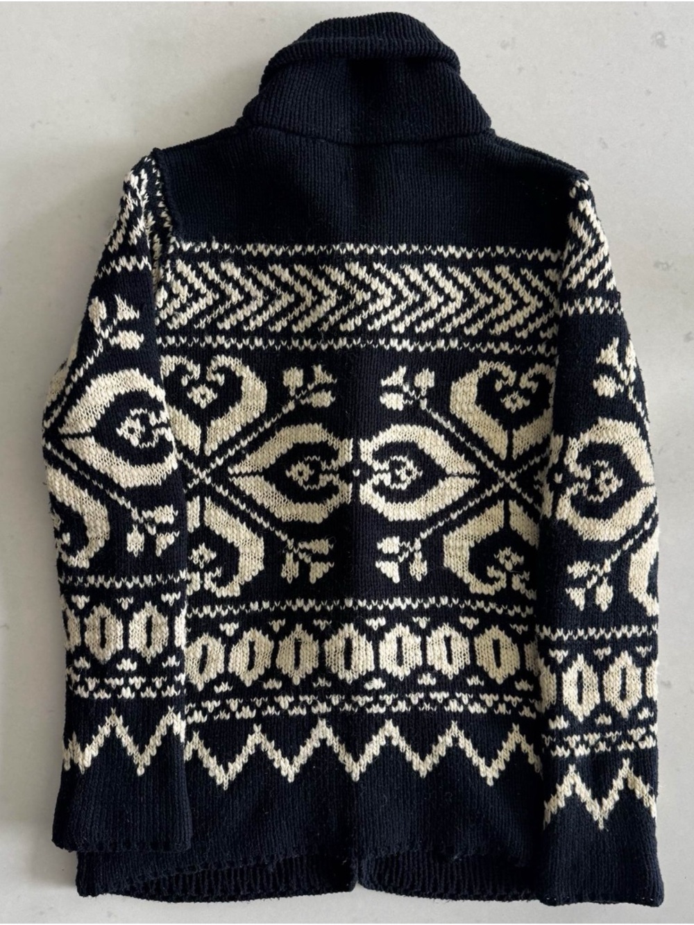Ralph Lauren Denim & Supply Southwestern Wool Blend Knit Toggle Cardigan - Picture 4 of 7
